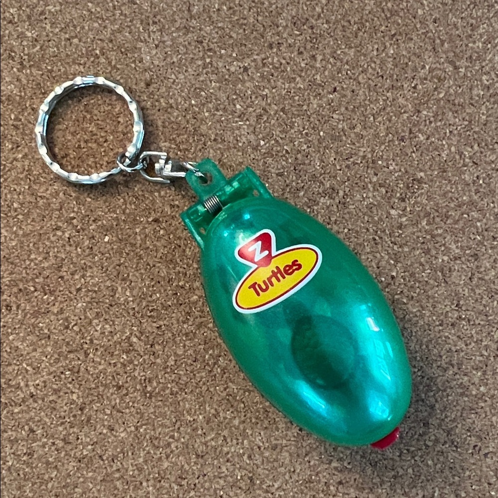VTG Takara Pocket Critter Keychain Turtle Motion Animated 1993